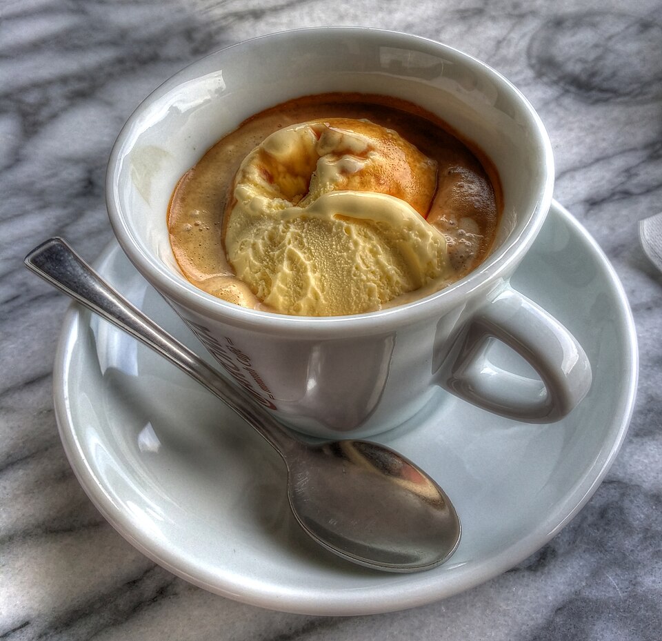 Affogato — lody z espresso