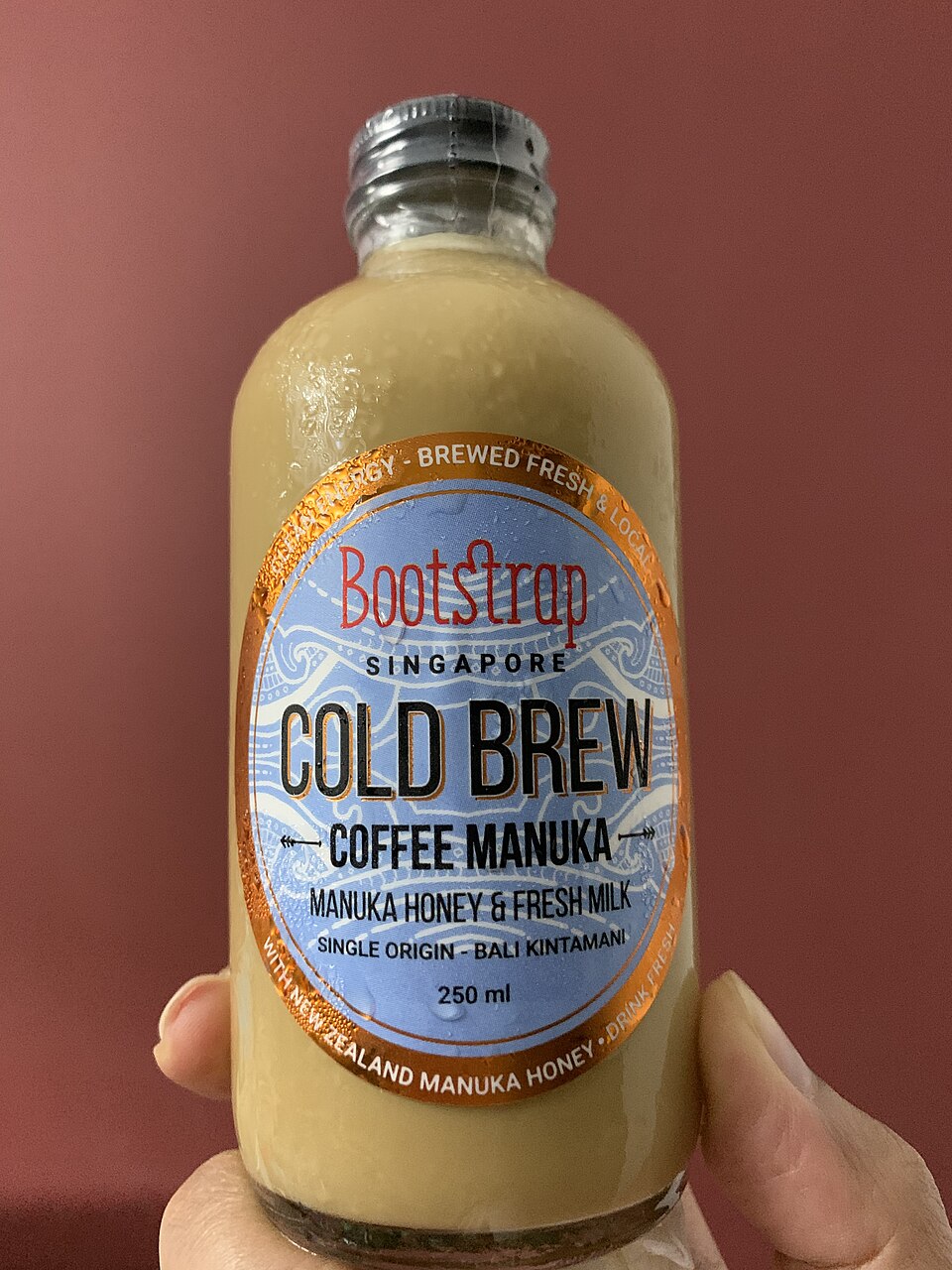 Cold brew w szklance z lodem